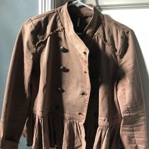 Free People Military Jacket